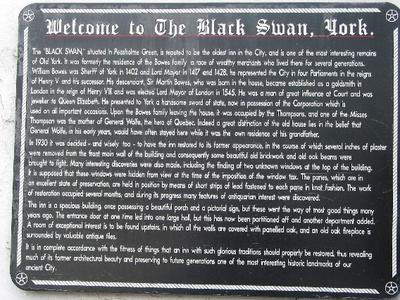 Black Swan Plaque